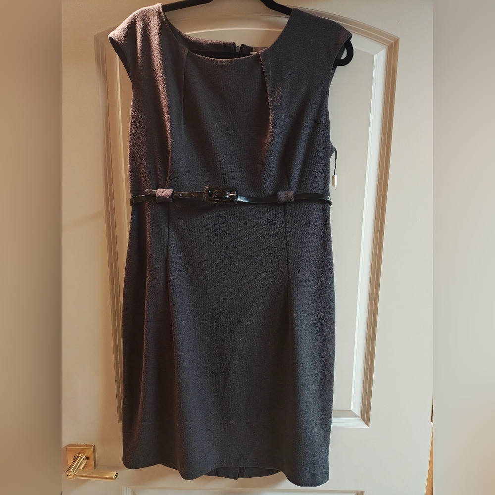 Calvin Klein Black Belted Dress14